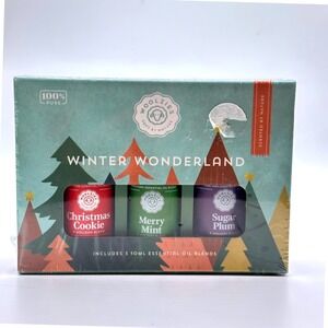 Woolzies Winter Wonderland Essential Oil Set 3 Natural Holiday Scents New